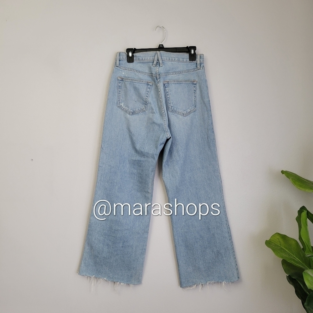 SLVRLAKE Grace High-Rise Stretch Wide Crop Jeans - Picture 4 of 6